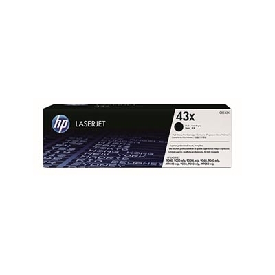 HP 43X 黑色碳粉匣(高容量)