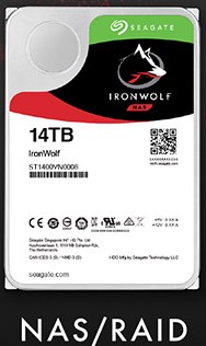 Seagate IronWolf 14TB 3.5吋NAS硬碟