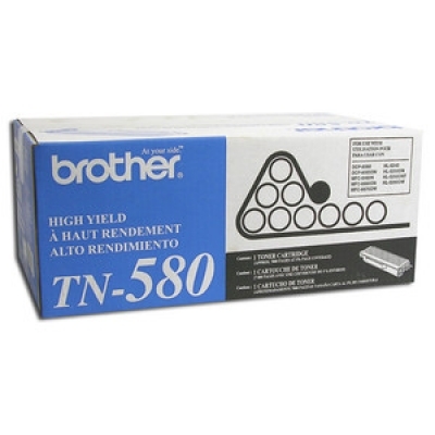 Brother TN-580 黑色碳粉匣(高容量)