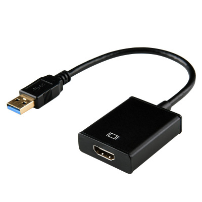 品名: USB3.0轉HDMI 轉換線USB3.0 TO HDMI轉換線(黑色) J-14148