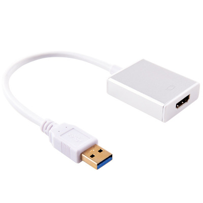品名: USB3.0轉HDMI 轉換線USB3.0 TO HDMI轉換線(銀色) J-14149