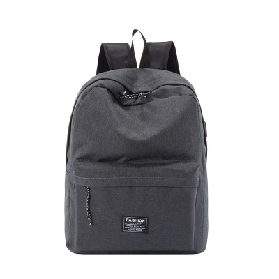 品名: 韓版休閒學生雙肩背包防水多功能背包商務電腦背包(黑色) J-14013
