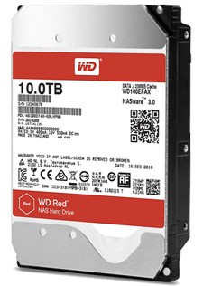 WD 紅標 10TB 3.5吋NAS(氦氣)硬碟(WD100EFAX)