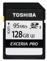 TOSHIBA EXCERIA PRO 128GB UHS-I U3 SDHC/SDXC 勁速炫銀記憶卡