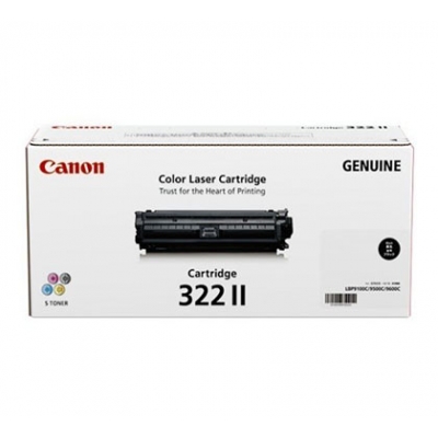 Canon 322II K 黑色碳粉匣(高容量)(副廠)