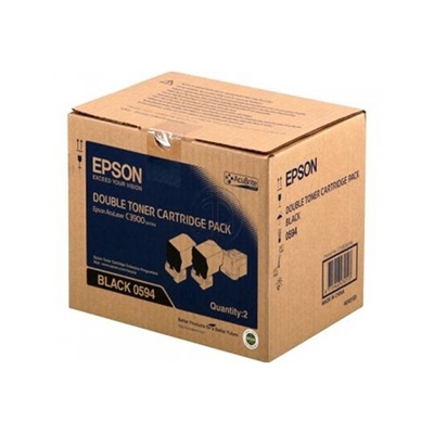 EPSON S050594 黑色碳粉匣(雙包裝)(原廠)