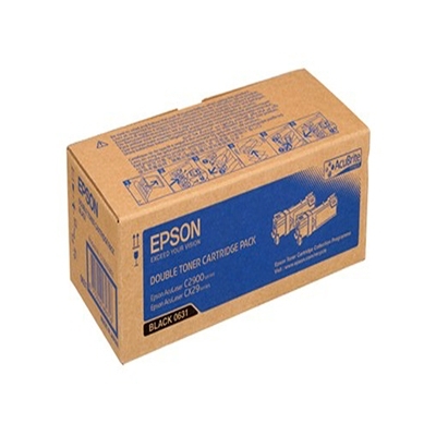 EPSON S050631 黑色雙包裝碳粉匣(原廠)