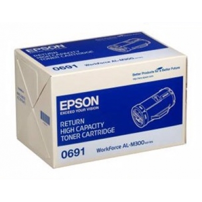 EPSON S050691 黑色碳粉匣(高容量)(副廠)