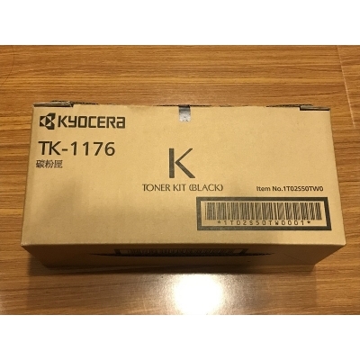 Kyocera TK-1176 黑色碳粉匣(原廠)