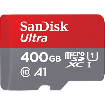 SanDisk 400GB 400G microSDXC Ultra 100MB/s UHS C10 A1 SDSQUAR-400G 記憶卡