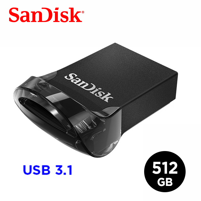SanDisk Ultra Fit USB 3.1 高速隨身碟 (公司貨) 512GB