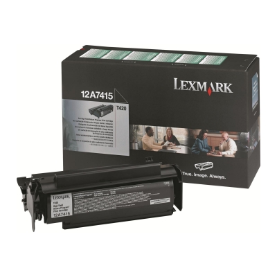 Lexmark 12A7415 黑色碳粉匣(副廠)