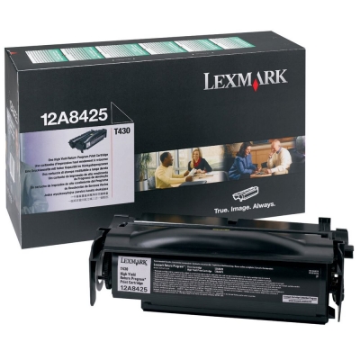 Lexmark 12A8425 黑色碳粉匣(副廠)