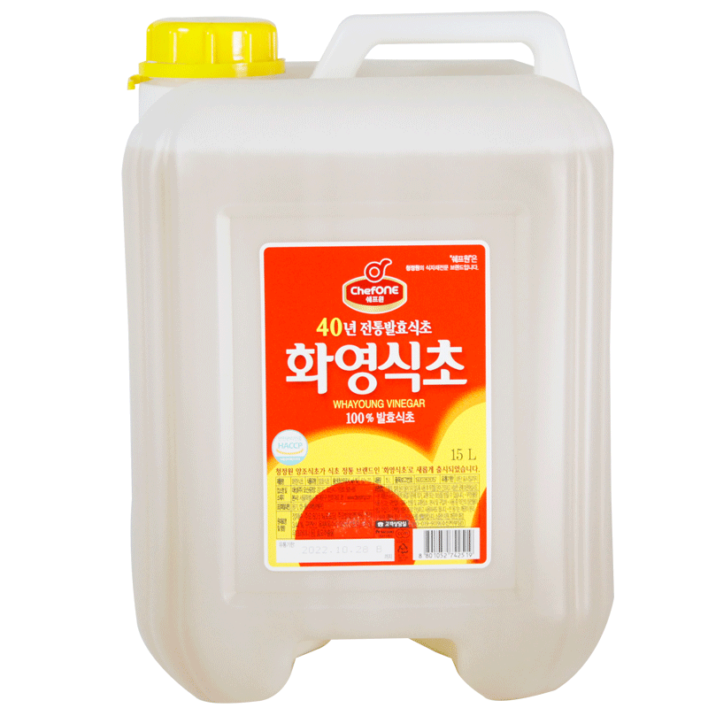 CHEFONE華英醋청정원쉐프원화영식초15kg