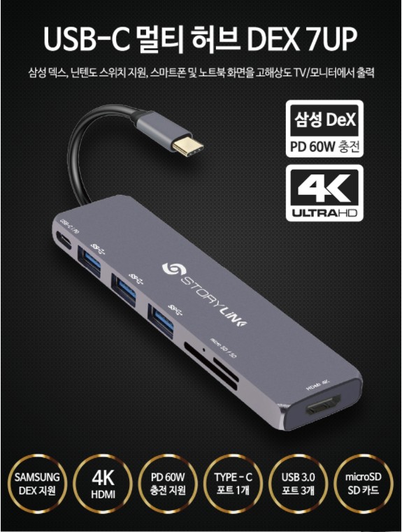 Type C Multihub USB3.0 Samsung Dex HDMI轉接器
