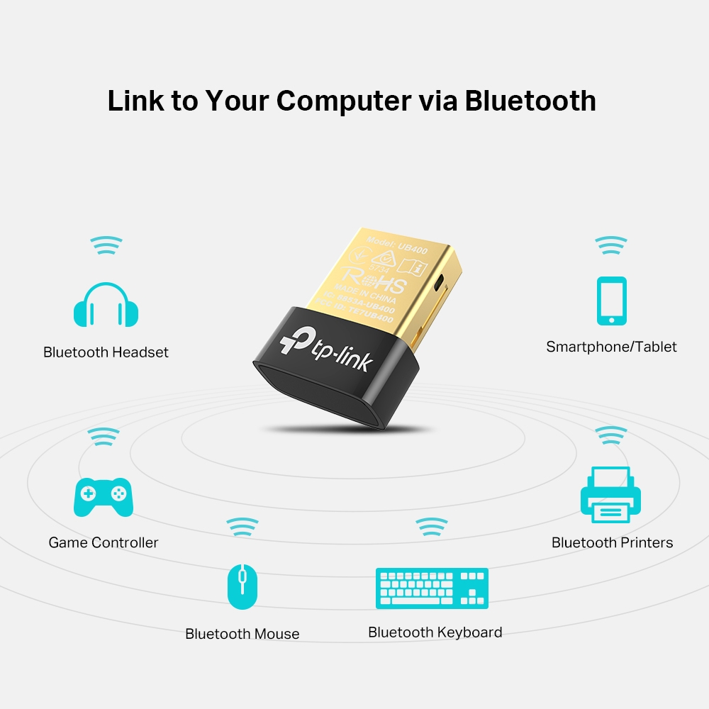 UB400 藍牙4.0 微型 USB 接收器