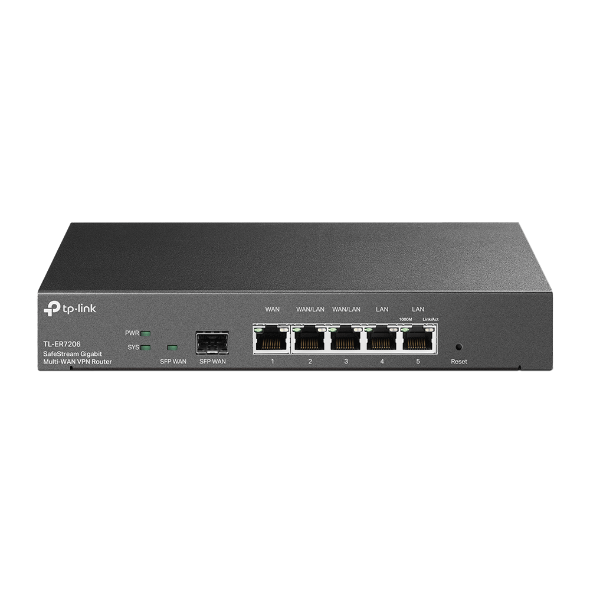 TP-Link ER7206 SafeStream Gigabit 多WAN VPN 防火牆 高階雲端商用管理路由器(SFP WAN)
