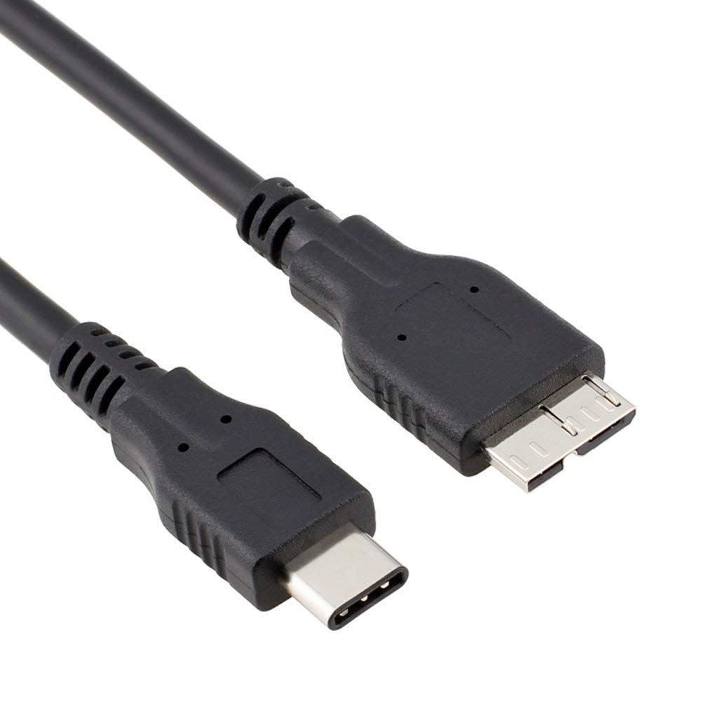 線材_Type-C to USB3.0 Micro接頭  PVC模壓外殼